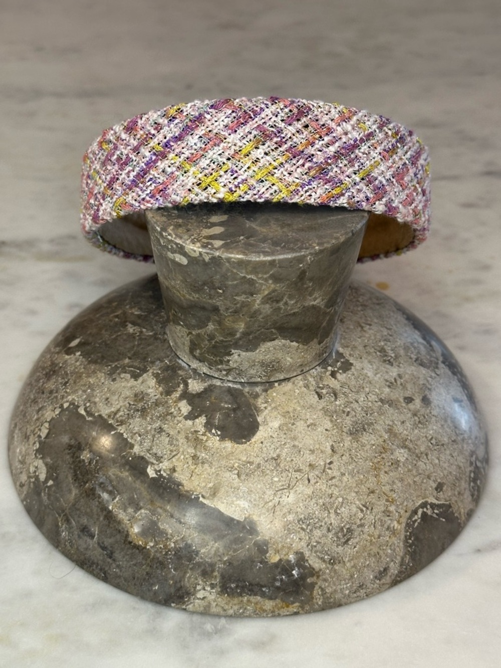 Pastel Picnic Multi-Color Tweed Padded Headband